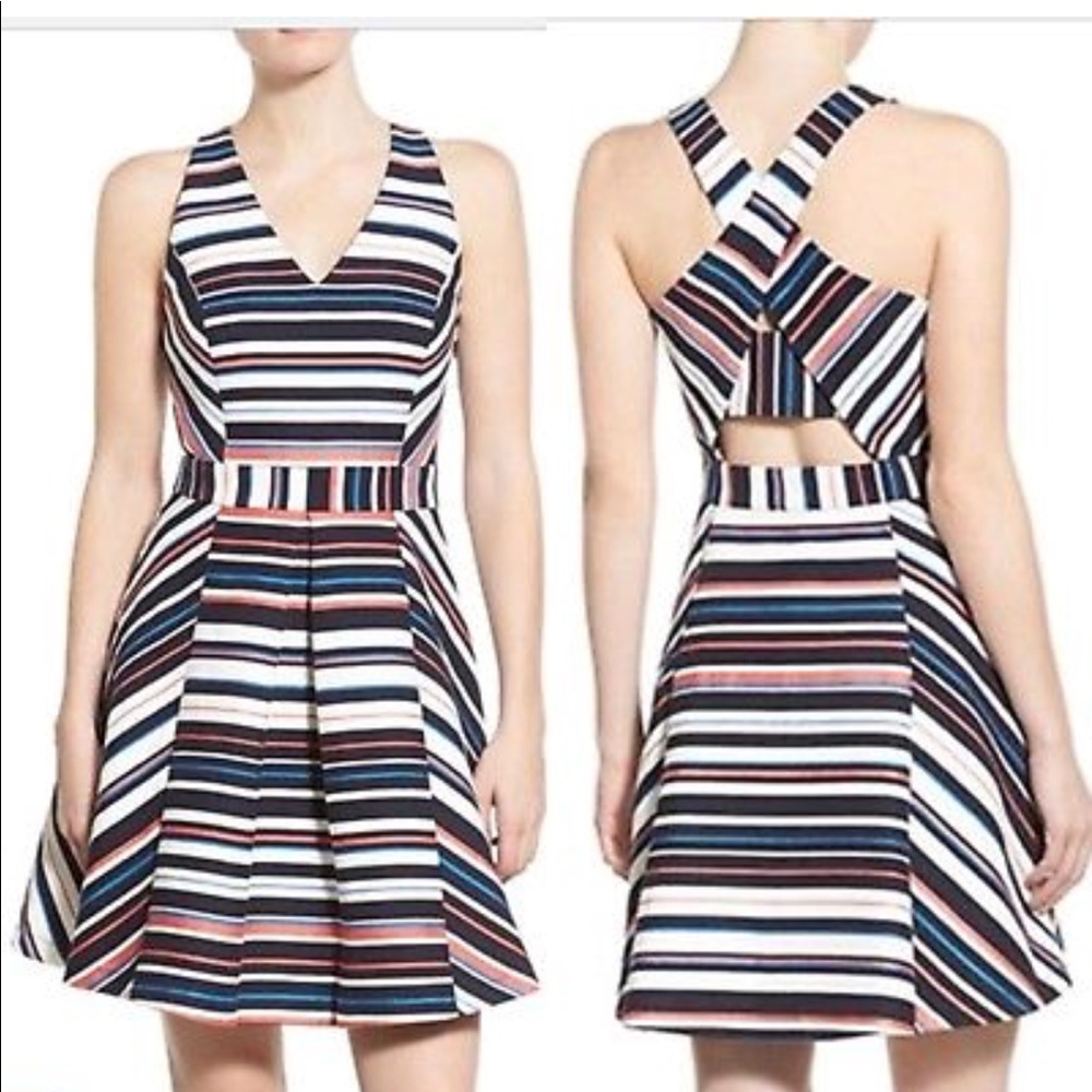 Adelyn Rae stripe dress - Picture 2 of 5